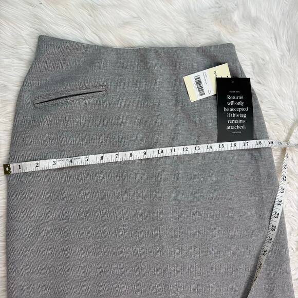 Tuckernuck Gray Herringbone Rosewell Midi Skirt Gray Size M NWT - Picture 5 of 10